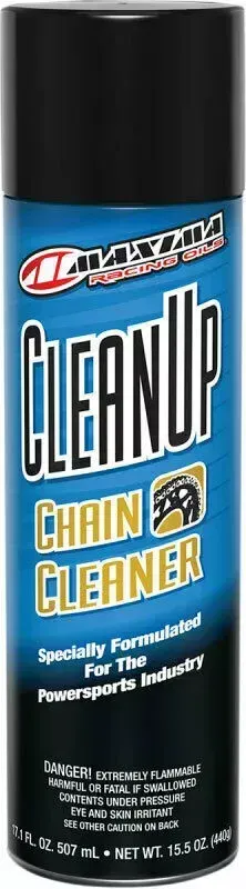 Maxima Racing Oil Clean Up Motorcycle Chain Cleaner Spray | 15.5 oz | 75920-N