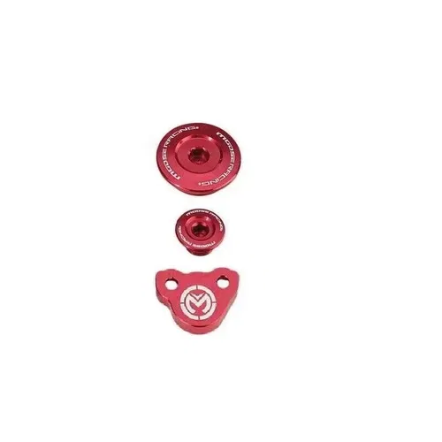 Moose Racing Bling Pack Billet Aluminum Red For Honda CRF250R 2009-2016