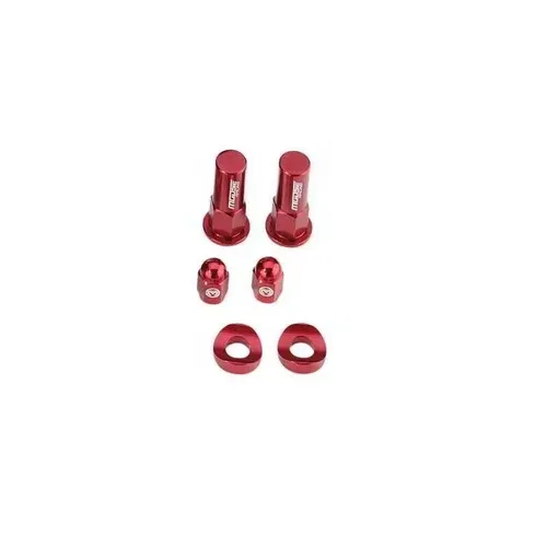 Moose Racing Bling Pack Billet Aluminum Red For Honda CRF250R 2009-2016