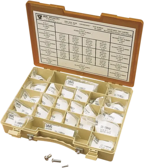 DRAG SPECIALTIES Bolts - Button Head/Assortment - Kit MK210