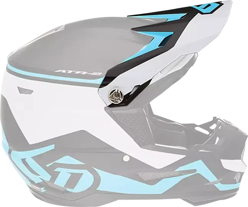 6D HELMETS ATR-2Y Helmet Visor Drive Cyan