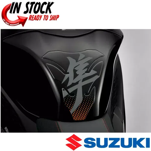 SUZUKI TANK PAD BLACK/GOLD 2022-24 HAYABUSA GENUINE OEM NEW 99180-10L00-GLD