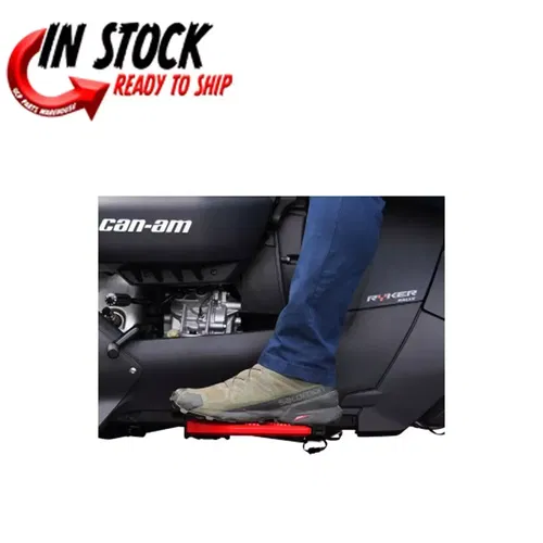 SHOW CHROME COMBAT FLOORBOARDS DRIVER RED  19-2024 CAN AM RYKER 41-426RD