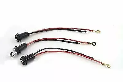 V-Twin Plastic Indicator Lamp Socket Set for Harley Davidson  3 PACK