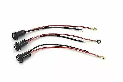 V-Twin Plastic Indicator Lamp Socket Set for Harley Davidson  3 PACK