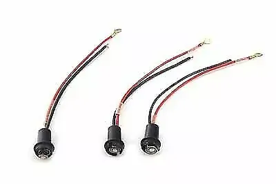 V-Twin Plastic Indicator Lamp Socket Set for Harley Davidson  3 PACK