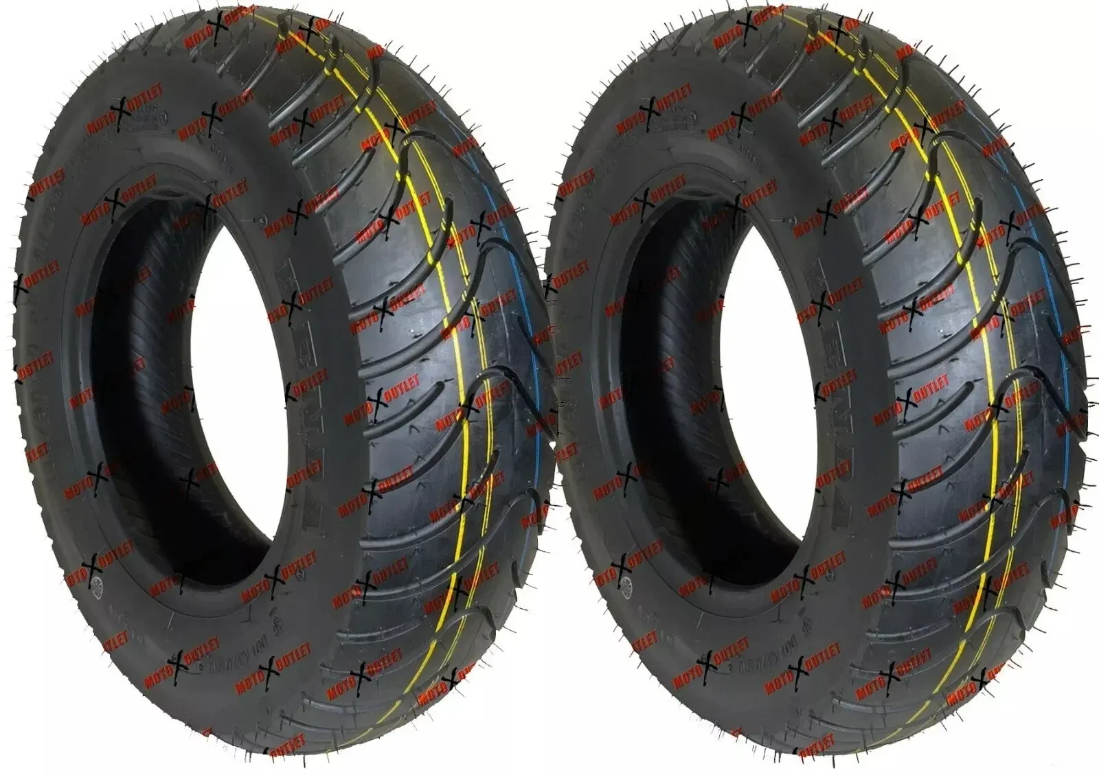 Honda Ruckus Tire Set 120/90-10 130/90-10 Front Rear Kenda K413 Scooter Tires