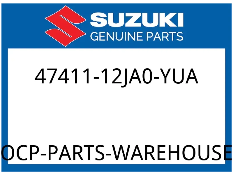 Suzuki OEM Part 47411-12JA0-YUA COVER,FRAME LOWER (BLUE)