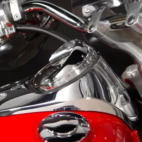 National Cycle Speedometer Chrome Visor Cowl for Honda Shadow 750 04-12 N7821