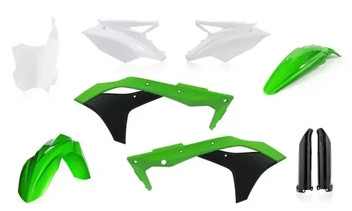 Acerbis Stock Colors 17 Full Complete Plastic Kit For Kawasaki KX 250 F 2017