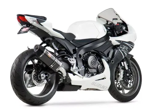 YOSHIMURA  R-77 SLIP ON EXHAUST  SS-CF-CF SUZUKI GSX-R600 GSX-R750 2011-2019