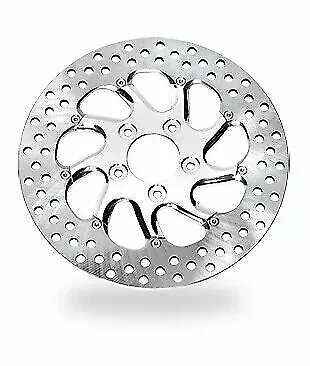 Performance Machine PM Torque 11.5 Left Front Brake Rotor Harley 00-up Chrome