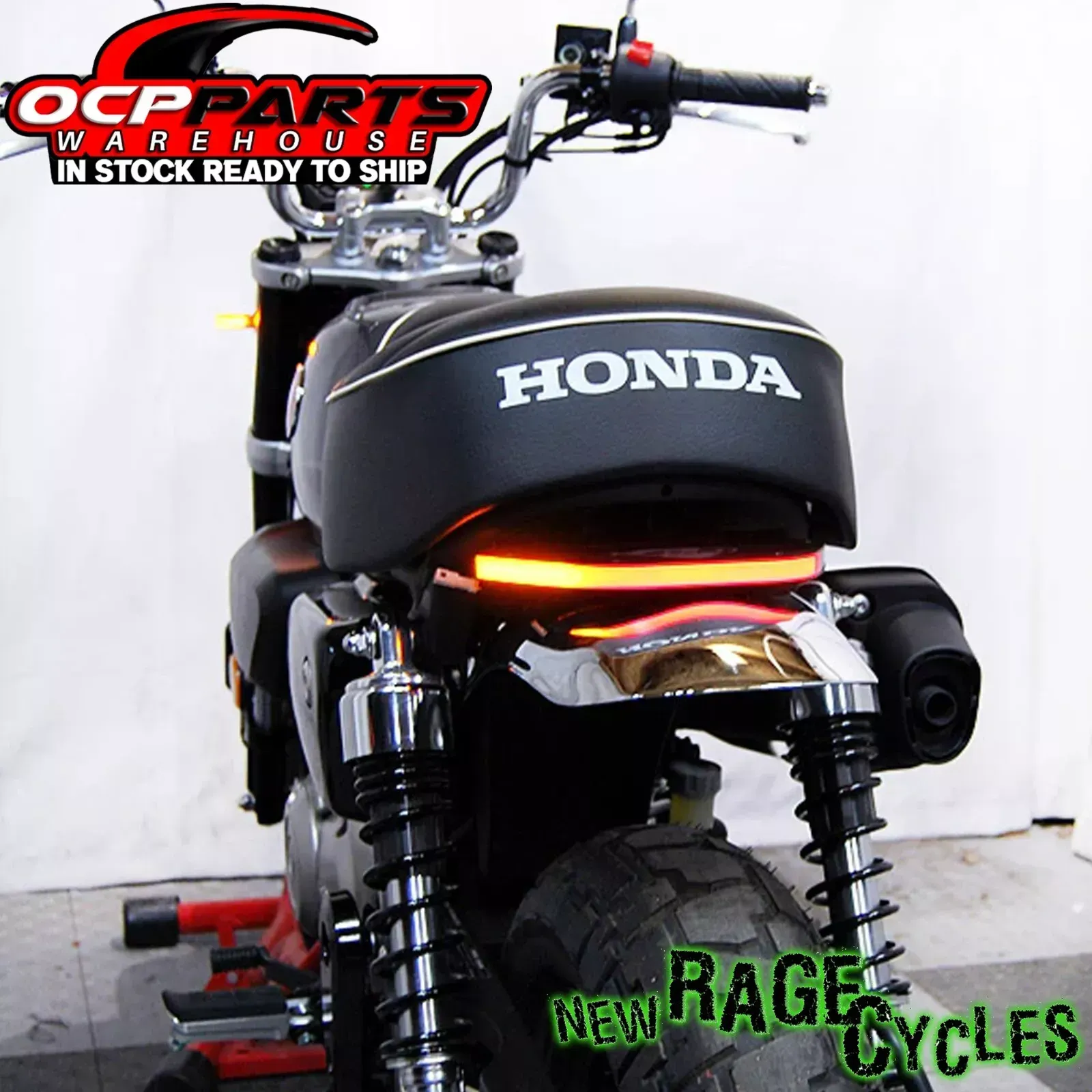 NEW RAGE CYCLES 2018 - PRESENT HONDA MONKEY PLUG & PLAY LED TAIL LIGHT MONKEY-TL