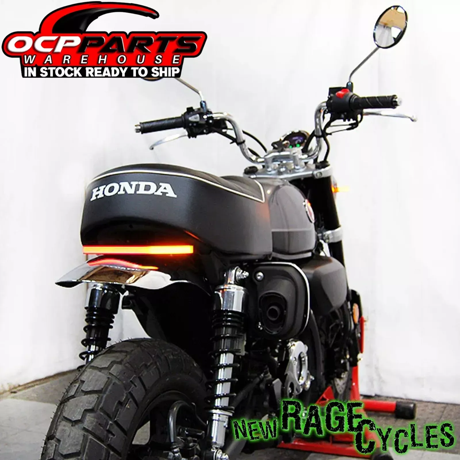 NEW RAGE CYCLES 2018 - PRESENT HONDA MONKEY PLUG & PLAY LED TAIL LIGHT MONKEY-TL