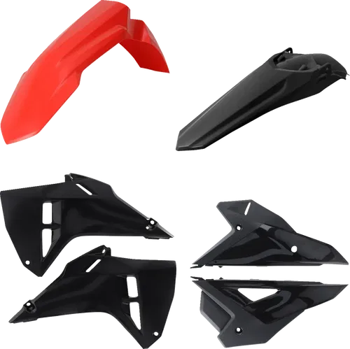ACERBIS Fits Standard Replacement Body Kit - '25 Red/Black 2985998211