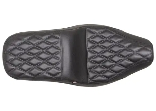 MUSTANG SQUAREBACK 1 PIECE SEAT DOUBLE DIAMOND STITCH HONDA 17-23 REBEL 300 500