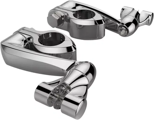 CIRO Highway Peg Mounting Kit w/Clevis & Extention Arm Chrome 60004