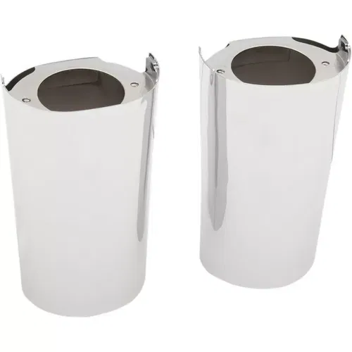 Drag Specialties +2" Fork Slider Covers for 2014-2016 Harley Touring FL Chrome