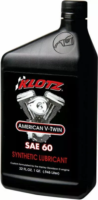 Klotz Oil V-Twin TechniPlate Full Synthetic Motor Oil | 60W | 1 Quart | KH-60