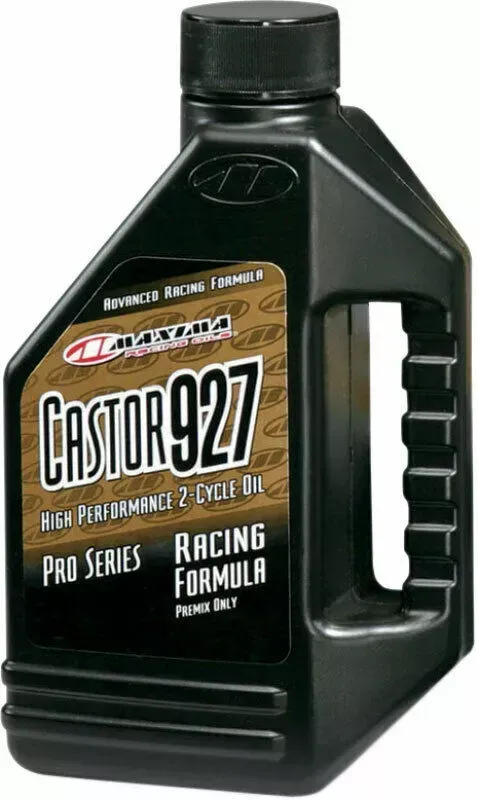 Maxima Racing Oil Castor 927 2-Stroke Motorcycle ATV Premix Oil 1 Liter 23901