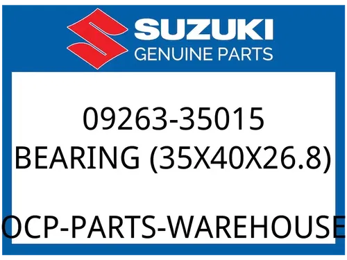 Suzuki OEM Part 09263-35015 BEARING, PRIMARY DRIVEN GEAR