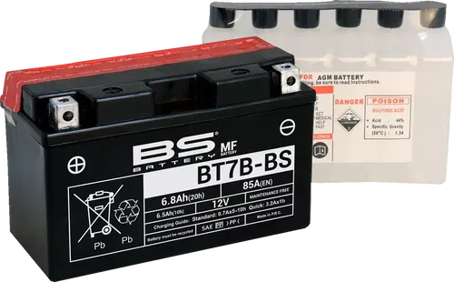 BS BATTERY 300626 Maintenance-Free Battery BT7B-BS (YT)