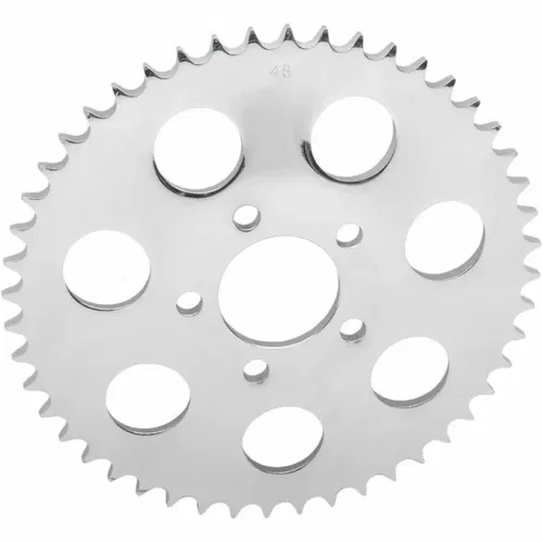 Drag Specialties Chrome 530 Chain Coversion Dished Sprocket 46-Tooth Harley