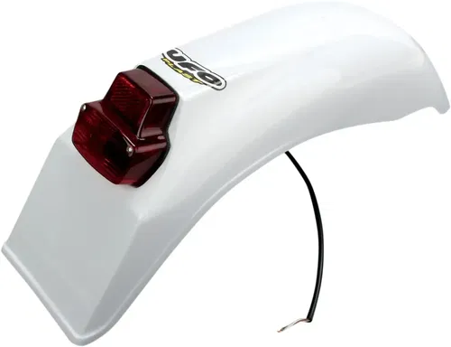 UFO Universal Enduro Rear Fender White ME08026W