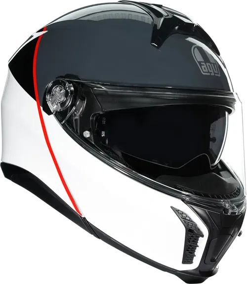 AGV Tourmodular Helmet - Balance - White/Gray/Red - Fits XL 211251F2OY00215