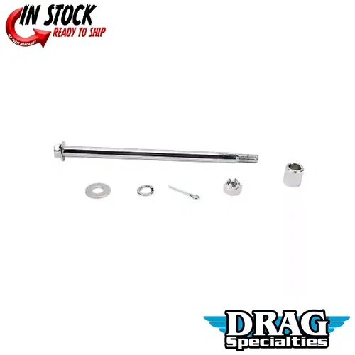 Drag Specialties DS-223045 Chrome Rear Axle Kit '82-'94 FXR