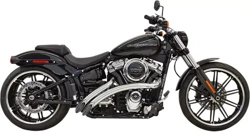 Bassani Chrome Radial Sweeper Exhaust 2018-2021 Harley Softail FXST FLSL FXBB