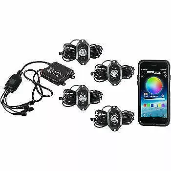 Moose Racing Rock Light Kit - 4 Lights RGB 2040-2684