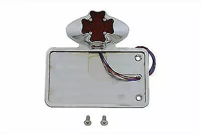 V-Twin Tail Lamp and License Plate Assembly Iron Cross 33-0263
