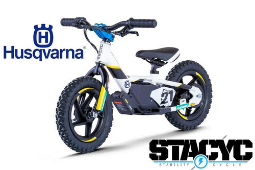 STACYC 12eDRIVE HUSQVARNA FACTORY REPLICA STABILITY CYCLE / BALANCE BIKE