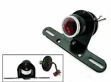 Black 1-1/2  Round Tail Lamp for Harley Davidson by V-Twin