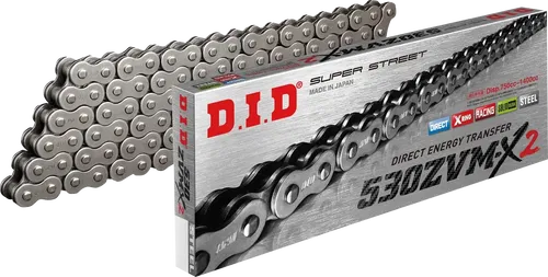 DID Fits 530 ZVM-X2 - Drive Chain - 120 Links - Natural M530ZVMX2X120