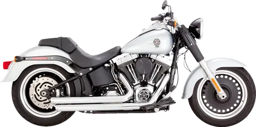 VANCE &amp; HINES Big Shots Staggered Exhaust System - Chrome 17959