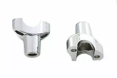 Riser Stem Set Chrome for Harley Davidson by V-Twin