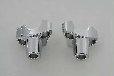 Riser Stem Set Chrome for Harley Davidson by V-Twin