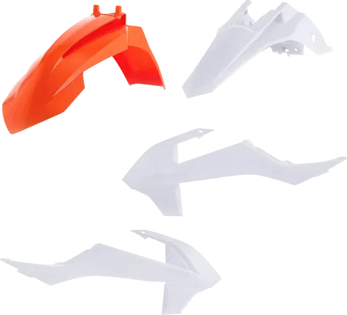 ACERBIS Fits Standard Replacement Body Kit - '23 Orange/White 2449627705
