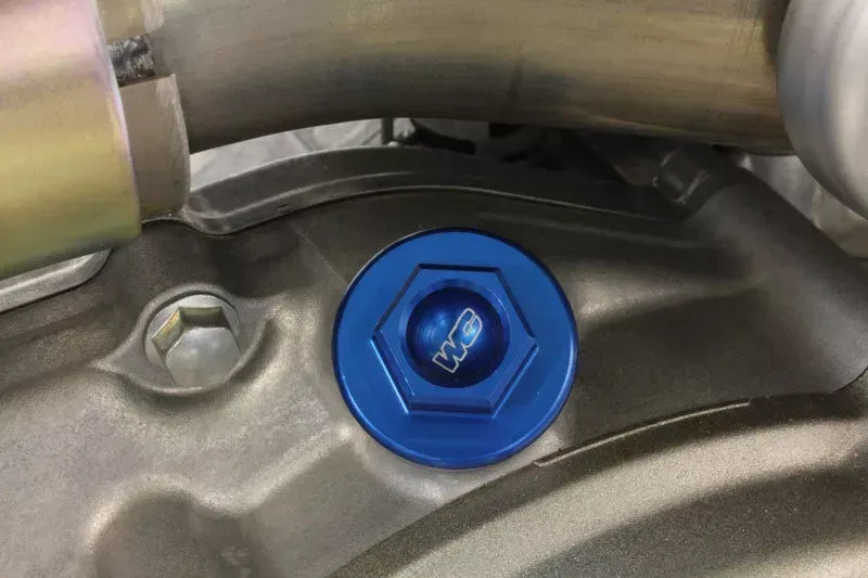 Works Connection Aluminum Oil Filler Plug Kawasaki/Suzuki Blue (24-190)