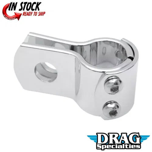 Chrome 1-1/2" Three-Piece Frame Engine Guard Universal Clamp by Drag Specialties