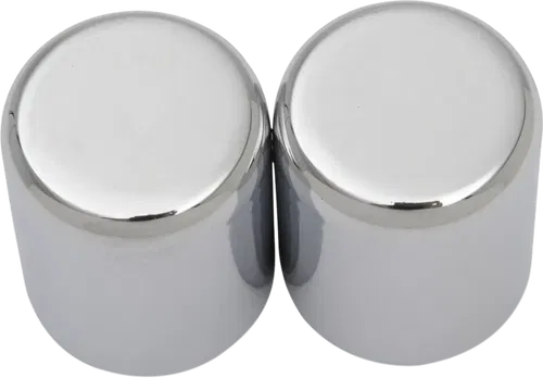 DRAG SPECIALTIES Docking Covers - Small - Chrome C77-0099C