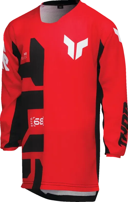THOR Youth LAUNCHMODE Forge Jersey - Red - Fits XL 2912-2559