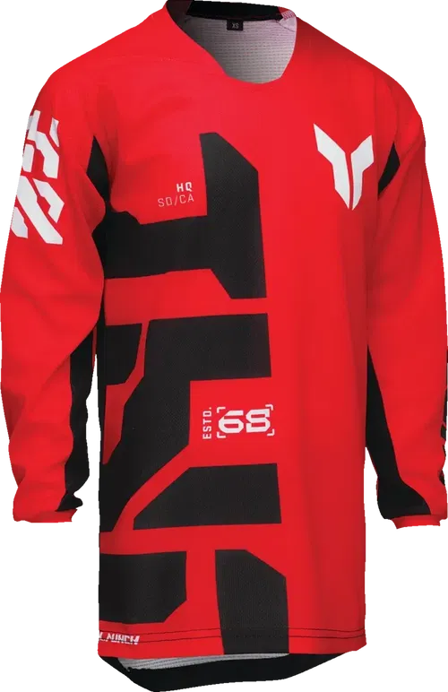 THOR Youth LAUNCHMODE Forge Jersey - Red - Fits XL 2912-2559