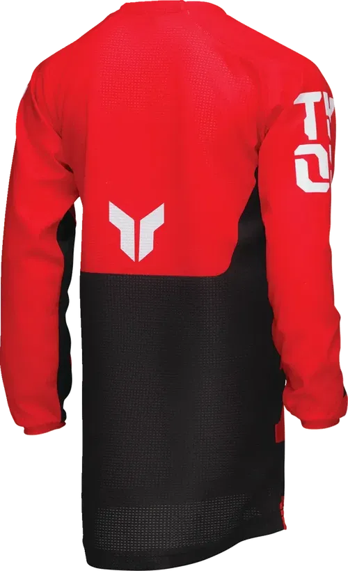 THOR Youth LAUNCHMODE Forge Jersey - Red - Fits XL 2912-2559