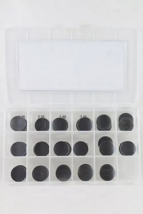 25mm Valve Shim Kit 2pcs of each size 2.30mm-3.10mm in 0.05mm increments