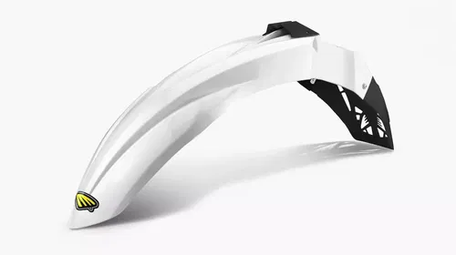 Cycra Vented White Front Fender For Kawasaki KX 250 F 2017, 450 16-17
