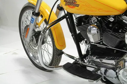 Chrome Front Engine Bar for Harley Davidson by V-Twin