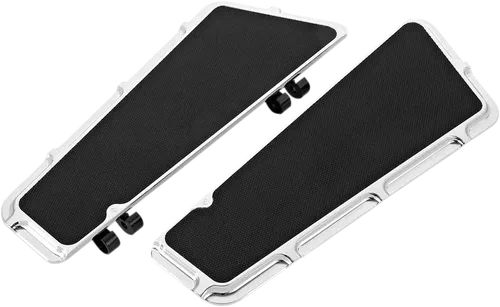 ARLEN NESS Driver Floorboards - Chrome - Beveled Fits 15-409